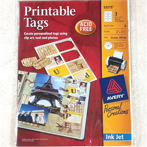 Avery Printable Tags 24 Tags 53215